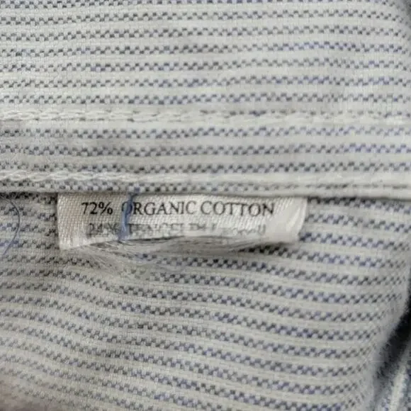 FAHERTY OXFORD CROPPED SHIRT, SIZE L - Picture 4 of 6